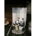 A porcelain panda and cub