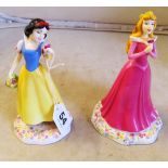 Two Royal Doulton figures Snow White and Sleeping Beauty