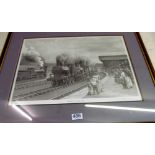 A limited edtion print Lancaster LNWR 1903 by John Cribb 44/850