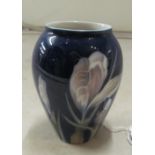 A Royal Copenhagen vase crocus pattern