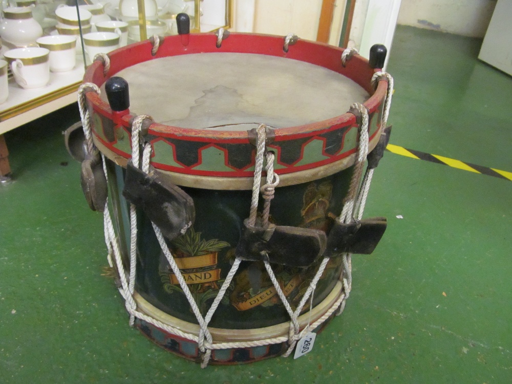 An RAF drum