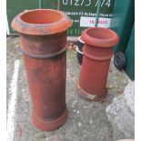 Two chimney pots