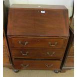 A mahogany bureau