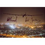 SOLAR IMPULSE: A very attractive colour signed 12 x 8 photograph,