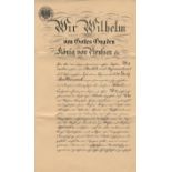 WILHELM II: (1859-1941) German Emperor & King of Prussia 1888-1918. D.S.