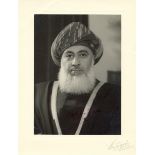 SAID BIN TAIMUR: (1910-1972) Sultan of Muscat and Oman 1932-70 when he was deposed by his son