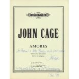 CAGE JOHN: (1912-1992) American Composer.