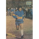 MARADONA DIEGO : (1960- ) Argentinean Footballer.