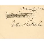 NIKISCH ARTHUR: (1855-1922) Hungarian Conductor.