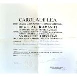 CAROL II OF ROMANIA: (1893-1953) King of Romania in 1930-40, until he abdicated and went into exile.