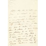 LISZT FRANZ: (1811-1886) Austrian-Hungarian Composer. A good A.L.S., `F. Liszt´, two pages, 8vo, n.
