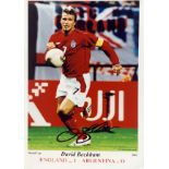 BECKHAM DAVID: (1975- ) English Footballer.