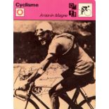 TOUR DE FRANCE WINNERS: An excellent selection of colour signed promotional postcard photographs