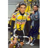 CYCLISTS: An excellent selection of colour signed photographs, various sizes,