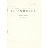 HICKS JOHN: (1904-1989) British Economist. Nobel Memorial Prize in Economic Sciences in 1972.