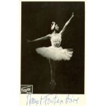 FONTEYN MARGOT: (1919-1991) English Ballet Dancer. A good and attractive signed 3.5 x 5.