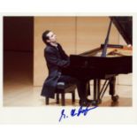 PIANISTS: Selection of very good colour signed 8 x 10 photographs by various leading pianists of