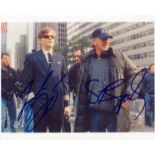 CATCH ME IF YOU CAN: Signed colour 10 x 8 photograph by both Steven Spielberg (Director & Producer)