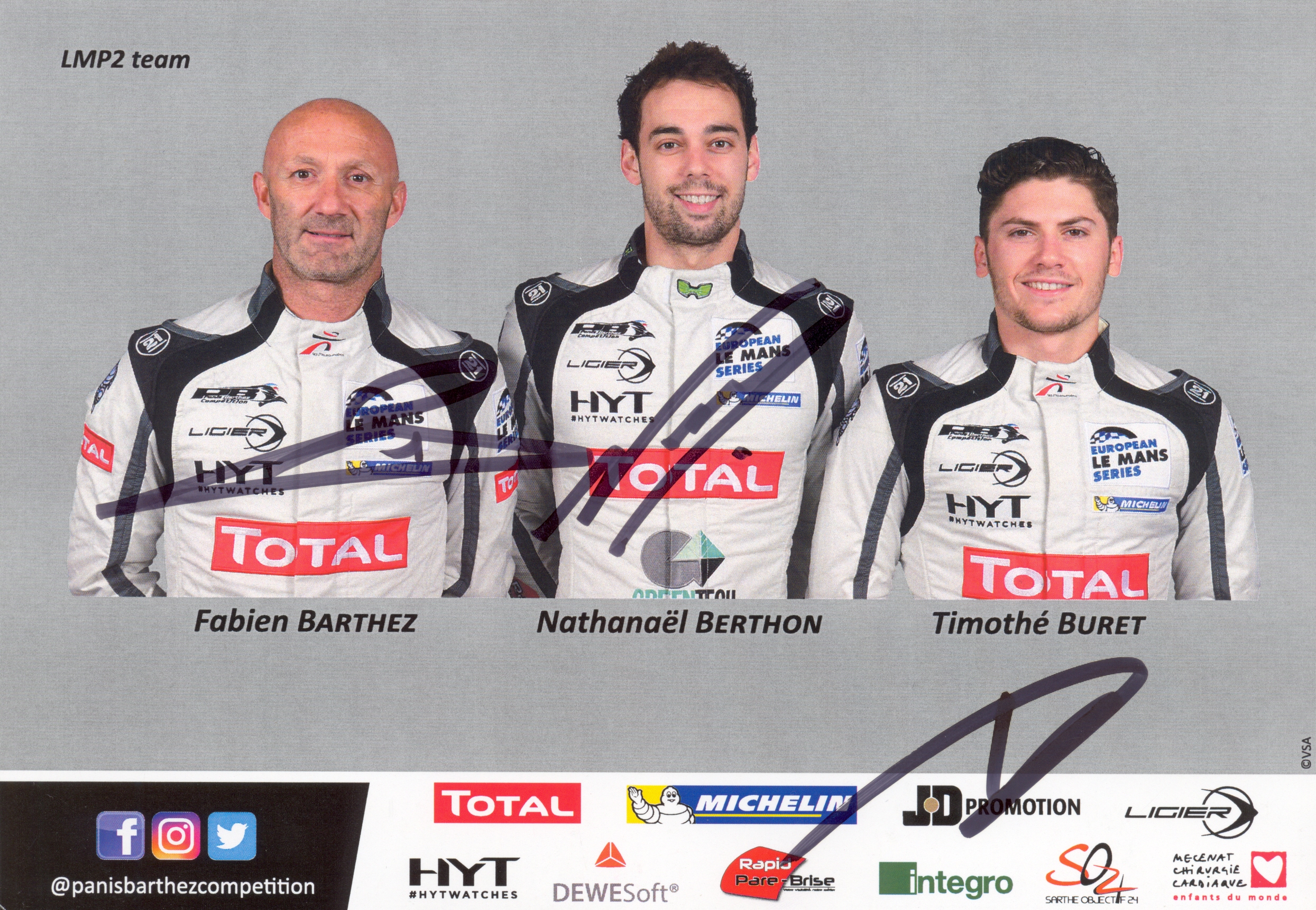 24 HOURS OF LE MANS: A good set of colour signed cards, various sizes, 8 x 6 (5), 6 x 4 (4), - Image 4 of 4