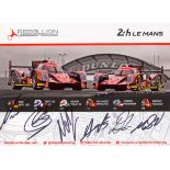 24 HOURS OF LE MANS: A good set of colour signed cards, various sizes, 8 x 6 (5), 6 x 4 (4),