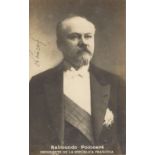 POINCARE RAYMOND: (1860-1934) French Prime Minister 1912-13,