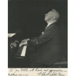 RUBINSTEIN ARTHUR: (1887-1982) Polish-American Pianist.