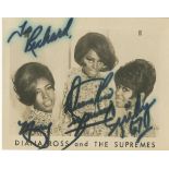 ROSS DIANA: (1944- ) American Singer, Songwriter and Actress. Vintage signed and inscribed 3.