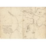 [FOY - HERNANI]: An excellent military map of Hernani, issued by French Napoleon´s army, one page,