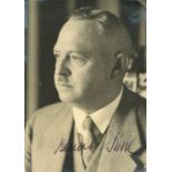 KERRL HANNS: (1887-1941) German Nazi Politician. Reichminister.