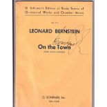BERNSTEIN LEONARD: (1918-1990) American Conductor & Composer of West Side Story (1957).