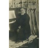 SAINT-SAENS CAMILLE: (1835-1921) French Composer. A good signed 3.5 x 5.