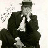 KEATON BUSTER: (1895-1966) American Silent Film Comedian, Academy Award winner.