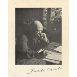 CASALS PABLO: (1876-1973) Spanish Cellist. T.L.S., Pablo Casals, one page, 4to, n.p.