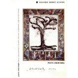 ALECHINSKY PIERRE: (1927- ) Belgian abstract Artist.