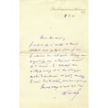 FRENCH PRESIDENTS OF THE REPUBLIC: An excellent set of sixteen letters signed by all sixteen French