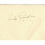 GERMAN CLASSIC PIANISTS: A small good selection of three signed pages, two oblong small 8vos,