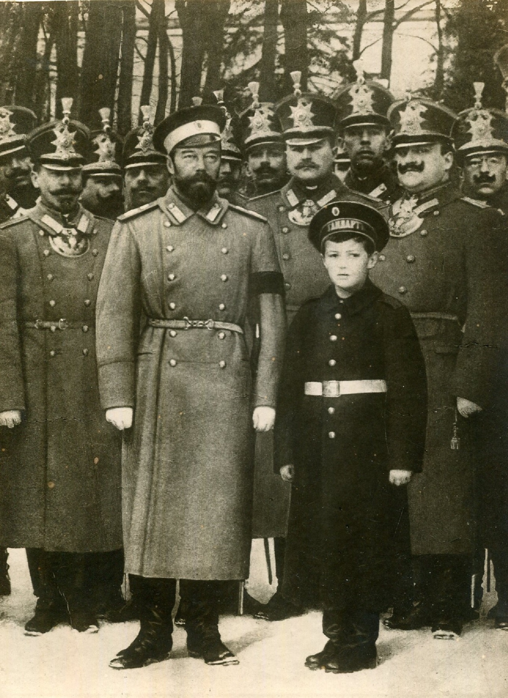 [NICHOLAS II & TSAREVICH ALEXEI]: Nicholas II (1868-1918) Emperor of Russia 1894-1917,