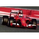 FERRARI FORMULA ONE DRIVERS: A good selection of colour signed 12 x 8 photographs by various