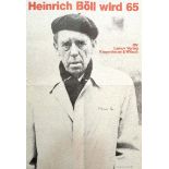 BOLL HEINRICH: (1917-1985) German Writer. Awarded the Nobel Prize for Literature in 1972.