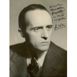 CLAIR RENÉ: (1898-1981) French Film Director. Signed and inscribed 7 x 9.