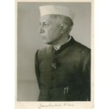 NEHRU JAWAHARLAL: (1889-1964) Indian Prime Minister 1947-64.