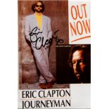 CLAPTON ERIC: (1945- ) English rock and blues Guitarist, Singer and Songwriter.