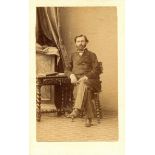 [VERDI GIUSEPPE]: (1813-1901) Italian Opera Composer. A vintage unsigned sepia 2 x 3.