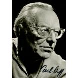 COMPOSERS: An excellent small group of signed photographs and card by various composers,