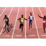 ATHLETICS: Small selection of signed colour 8 x 12 photographs by various athletes,