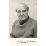 BRITISH SCULPTORS: HENRY MOORE (1898-1986) English Sculptor and Artist.