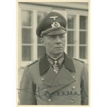 ROMMEL ERWIN: (1891-1944) German Field Marshal of World War II. An excellent signed 3.