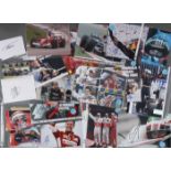 IMPRESSIVE GROUP OF FORMULA ONE SIGNED PHOTOS