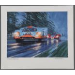 ORIGINAL LE MANS FORMULA ONE PAINTING