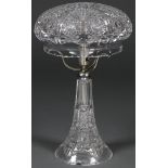 BRILLIANT CUT GLASS TABLE LAMP